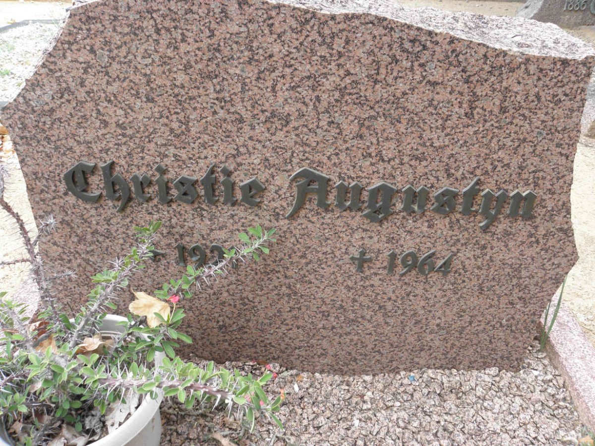 AUGUSTYN Christie 1921-1964