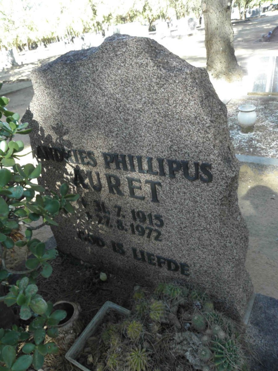 AURET Andries Phillipus 1915-1972