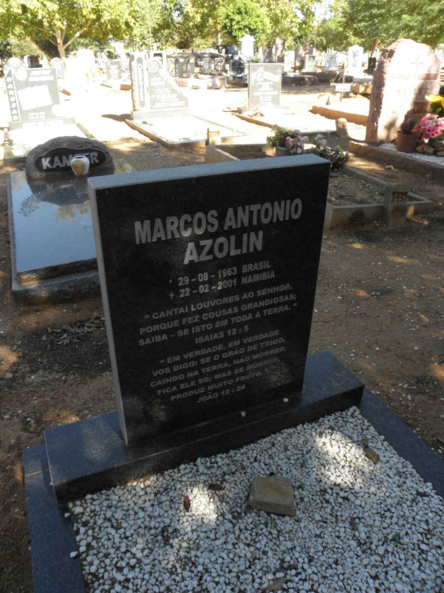 AZOLIN Marco Antonio 1963-2001