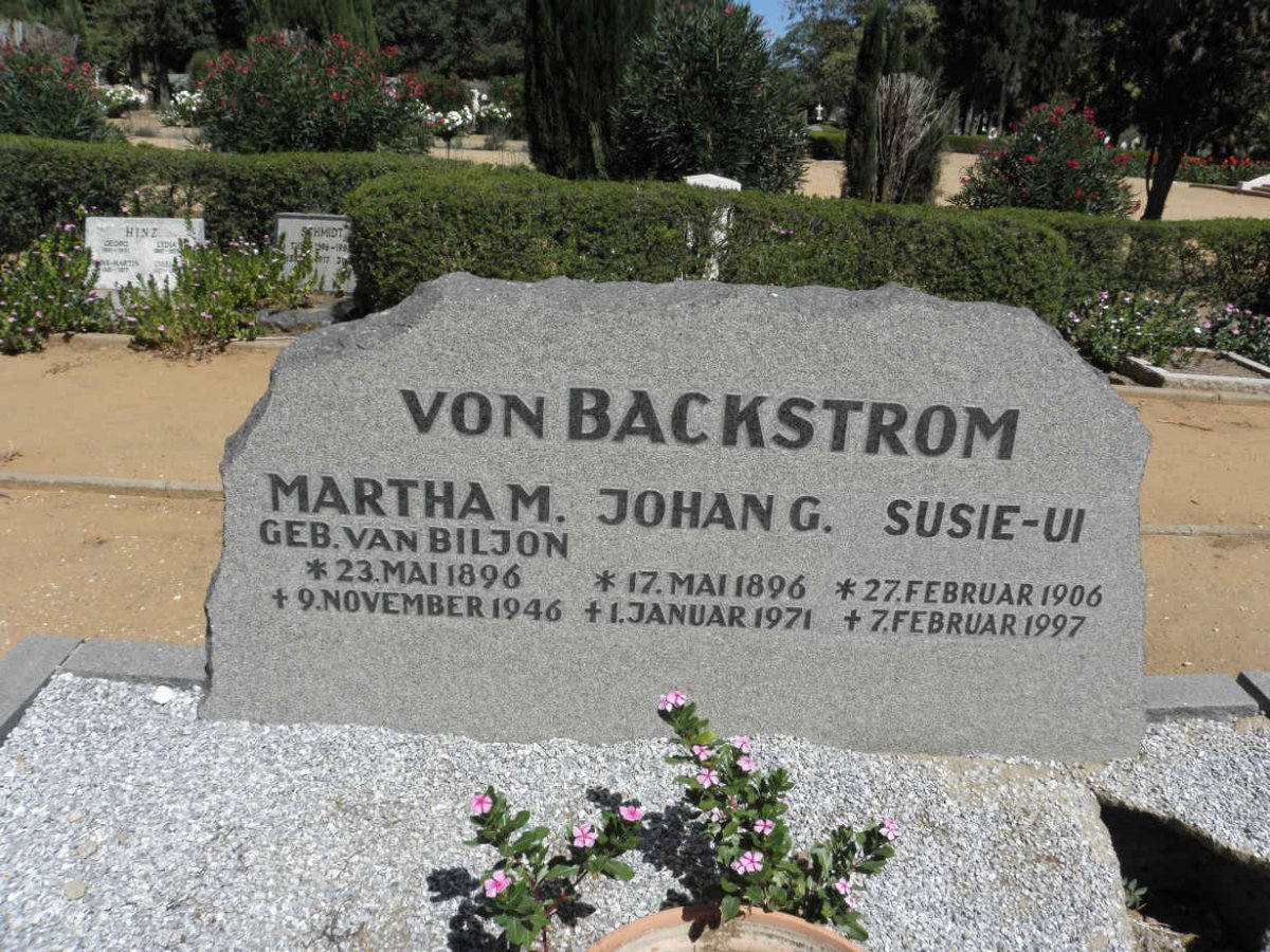 BACKSTROM, von