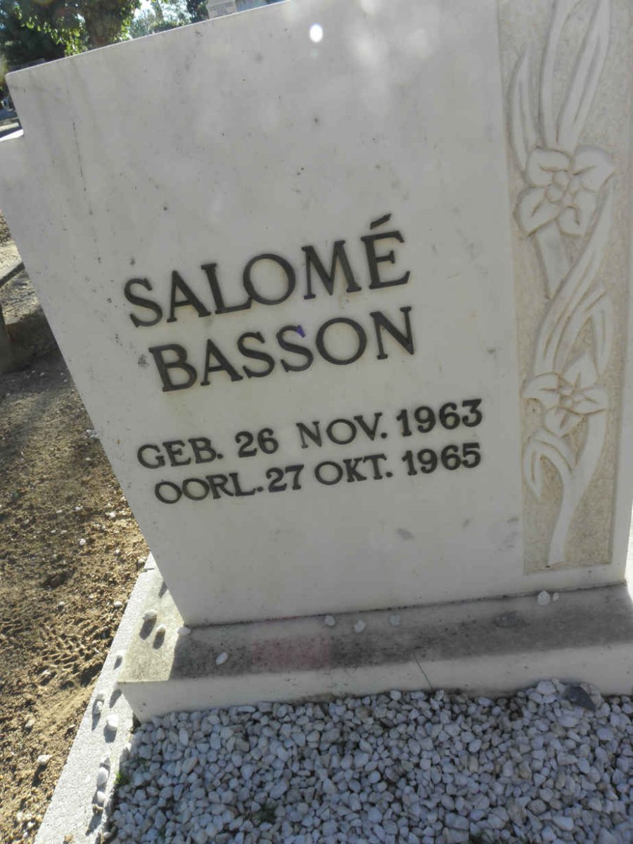 BASSON Salomé 1963-1965