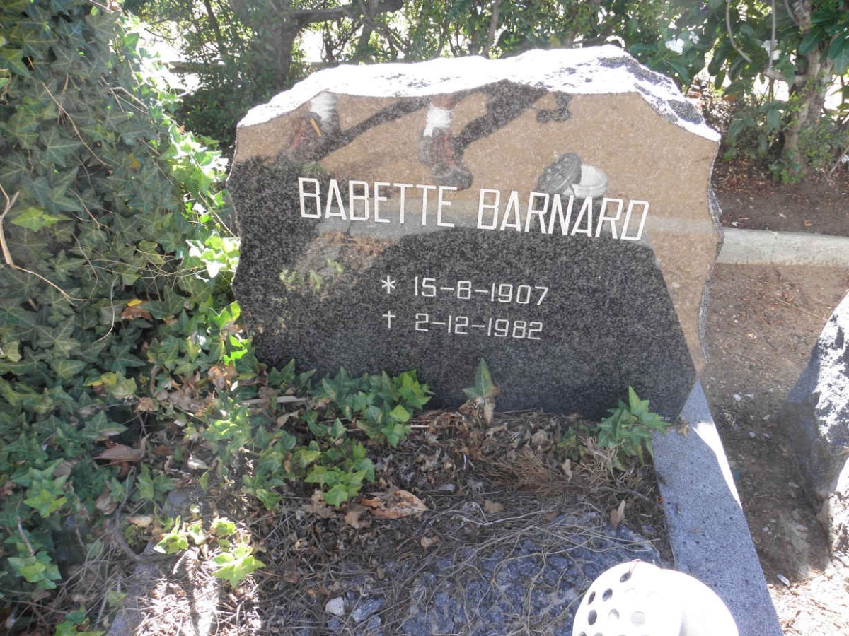 BARNARD Babette 1907-1982