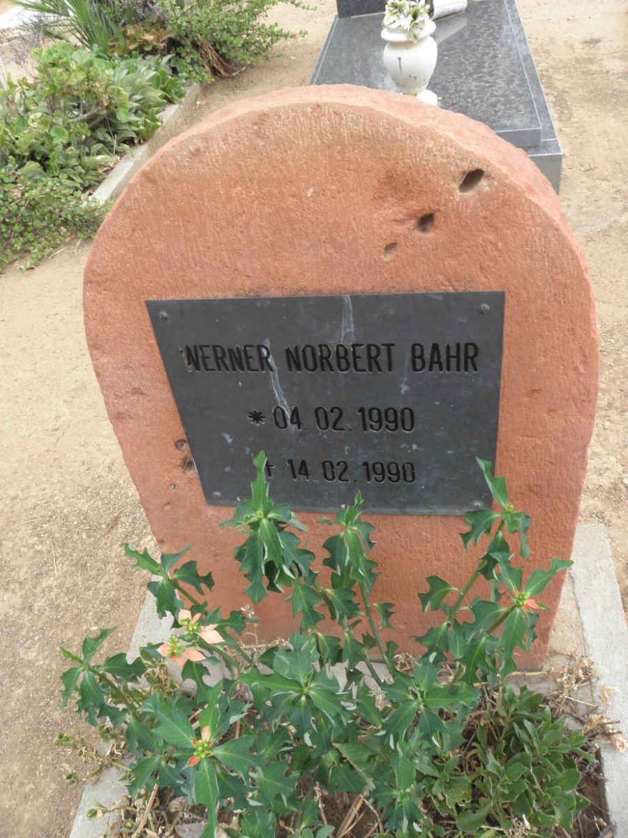 BAHR Werner Norbert 1990-1990