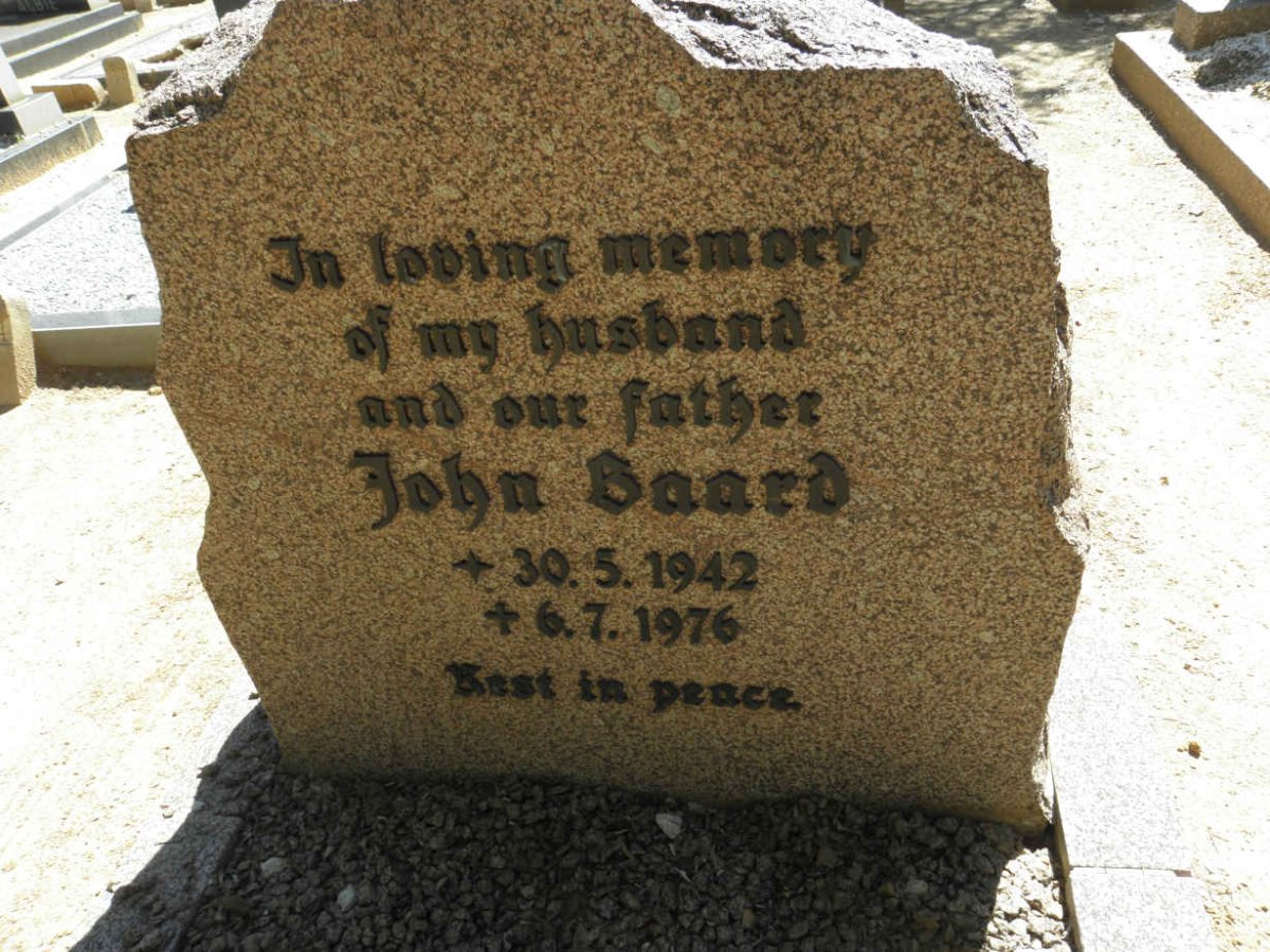 BAARD John 1942-1976