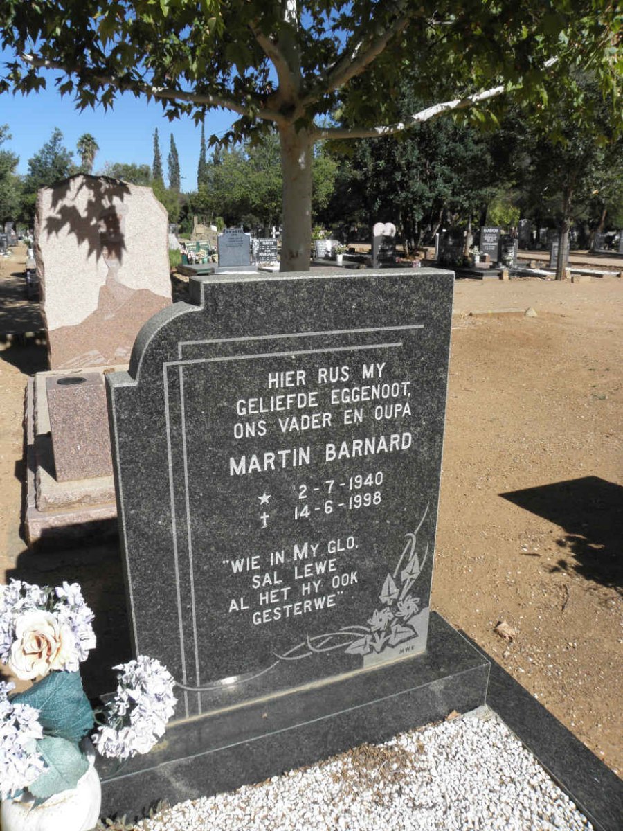 BARNARD Martin 1940-1998