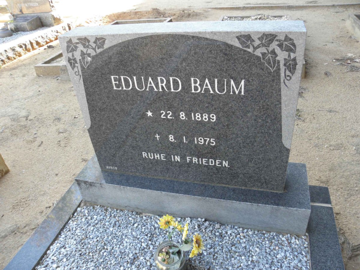 BAUM Eduard 1889-1975