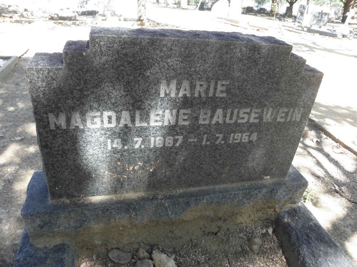 BAUSEWEIN Marie Magdalene 1887-1964