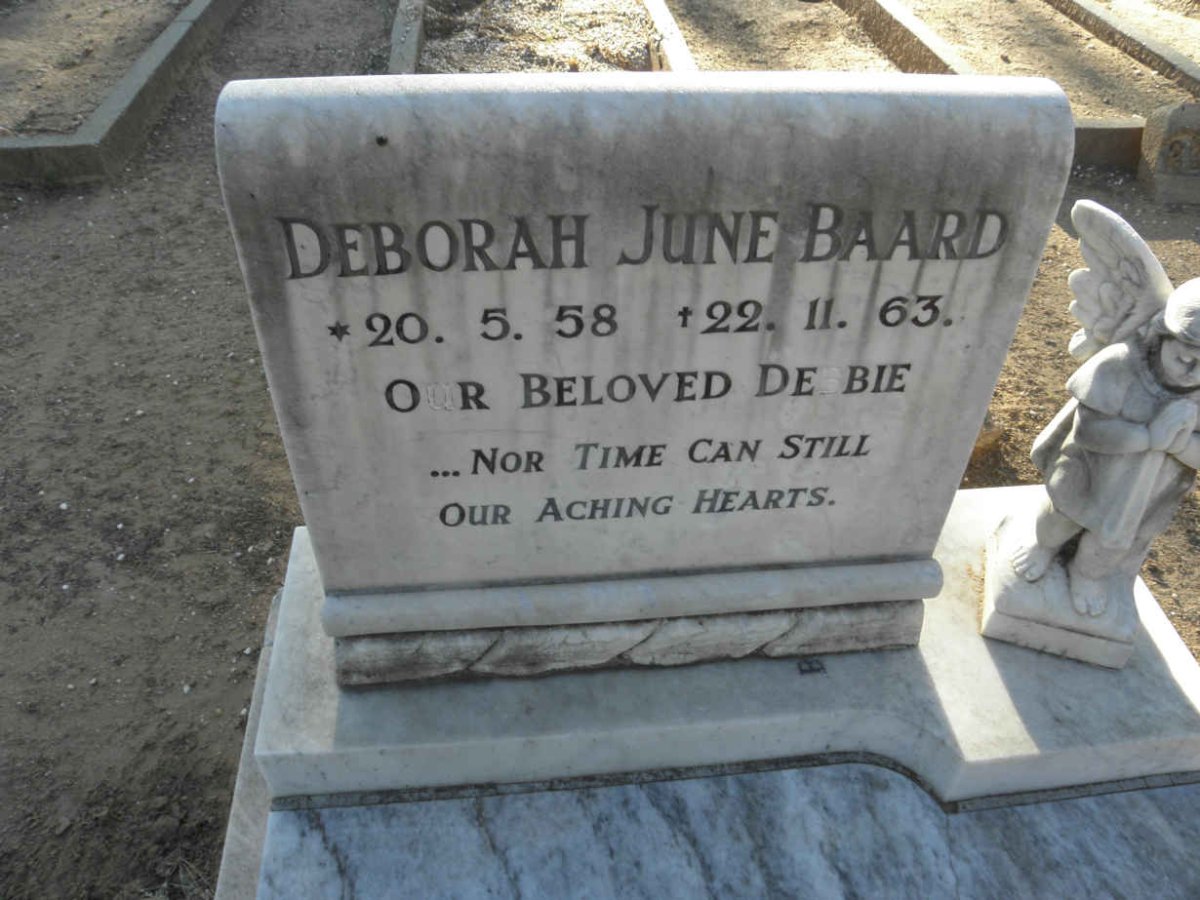 BAARD Deborah June 1958-1963