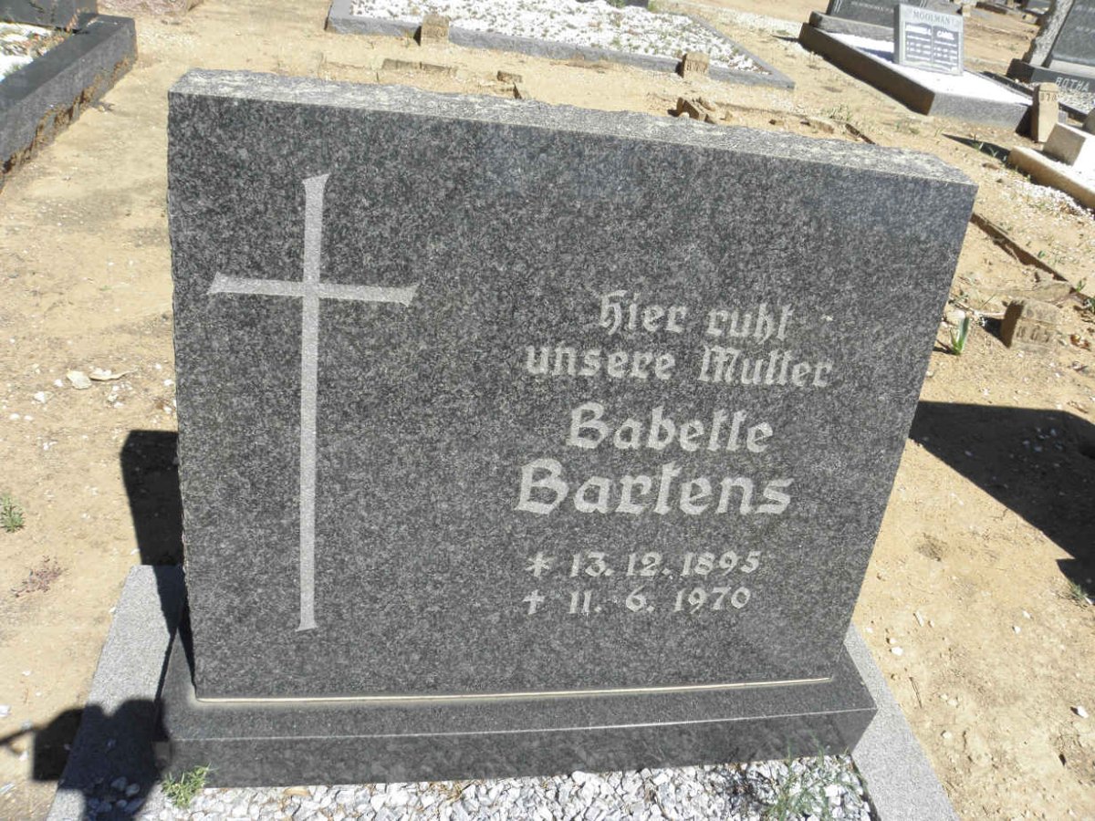 BARTENS Babette 1895-1970
