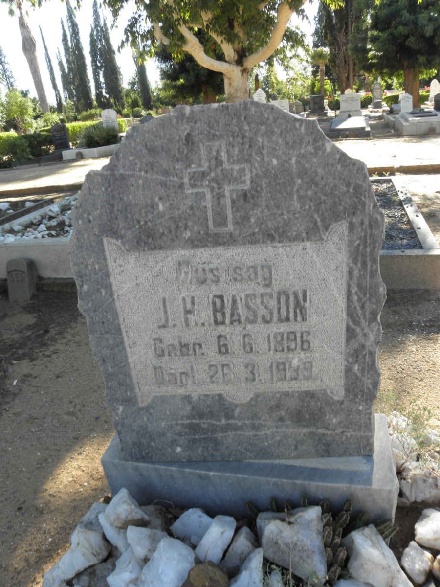 BASSON J.H. 1896-1939