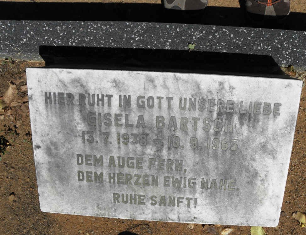 BARTSCH Gisela 1938-1963