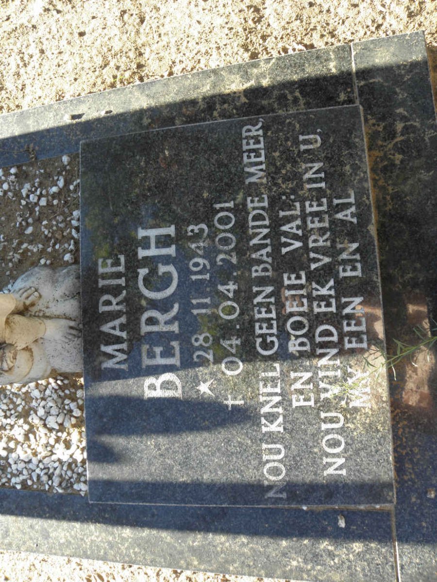 BERGH Marie 1943-2001
