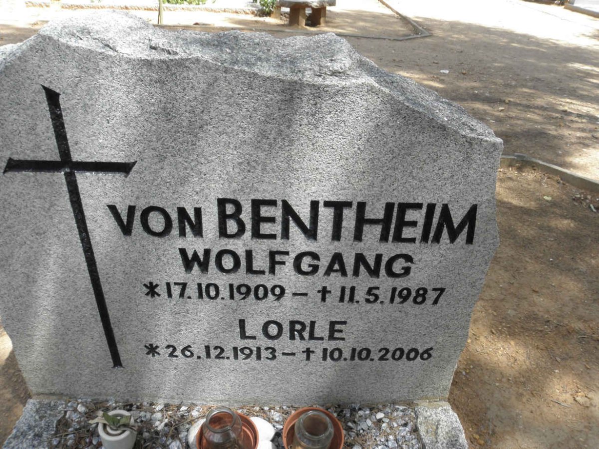 BENTHEIM Wolfgang, von 1909-1987 &amp; Lorle 1913-2006