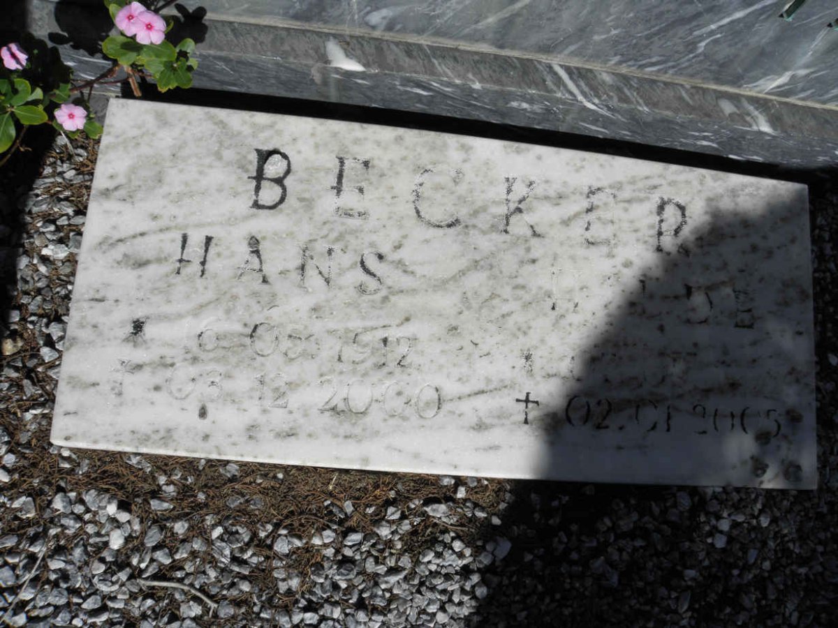 BECKER Hans 1912-2000 &amp; Hile 1922-2005
