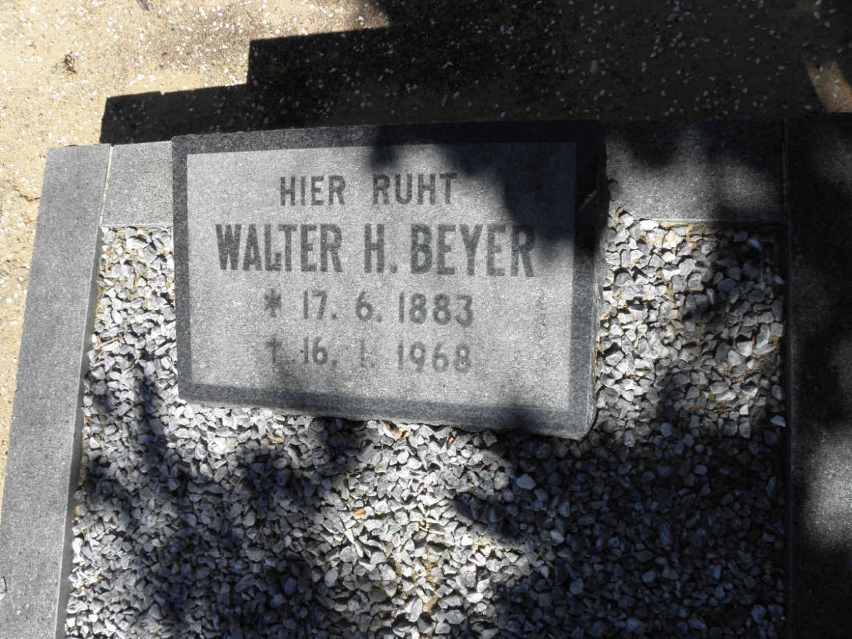 BEYER Walter H. 1883-1968