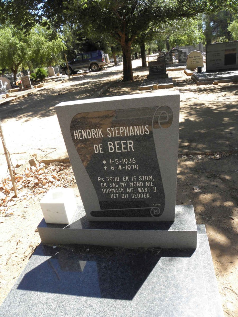 BEER Hendrik Stephanus, de 1936-1979