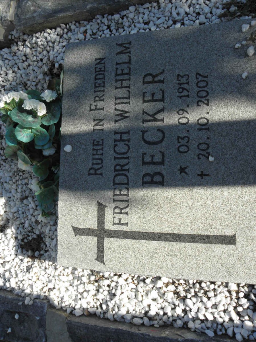BECKER Friedrich Wilhelm 1913-2007