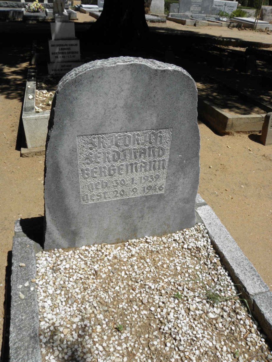 BERGEMANN Friedrich Ferdinand 1939-1946