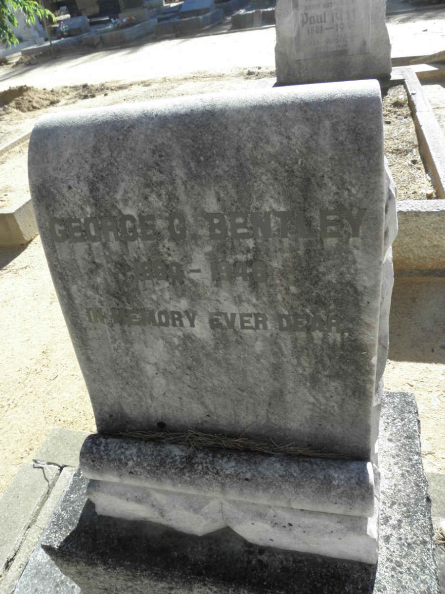BENTLEY George G. 1880-1948