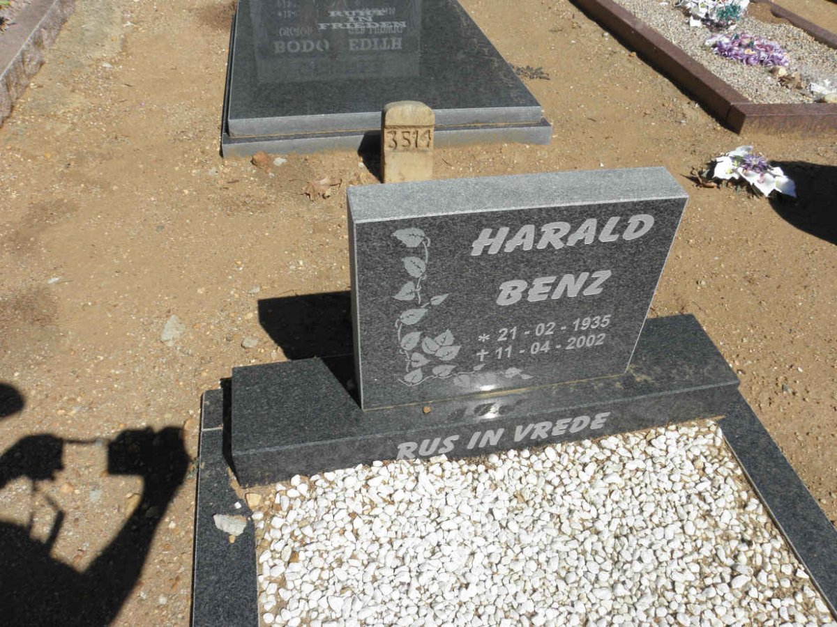 BENZ Harald 1935-2002