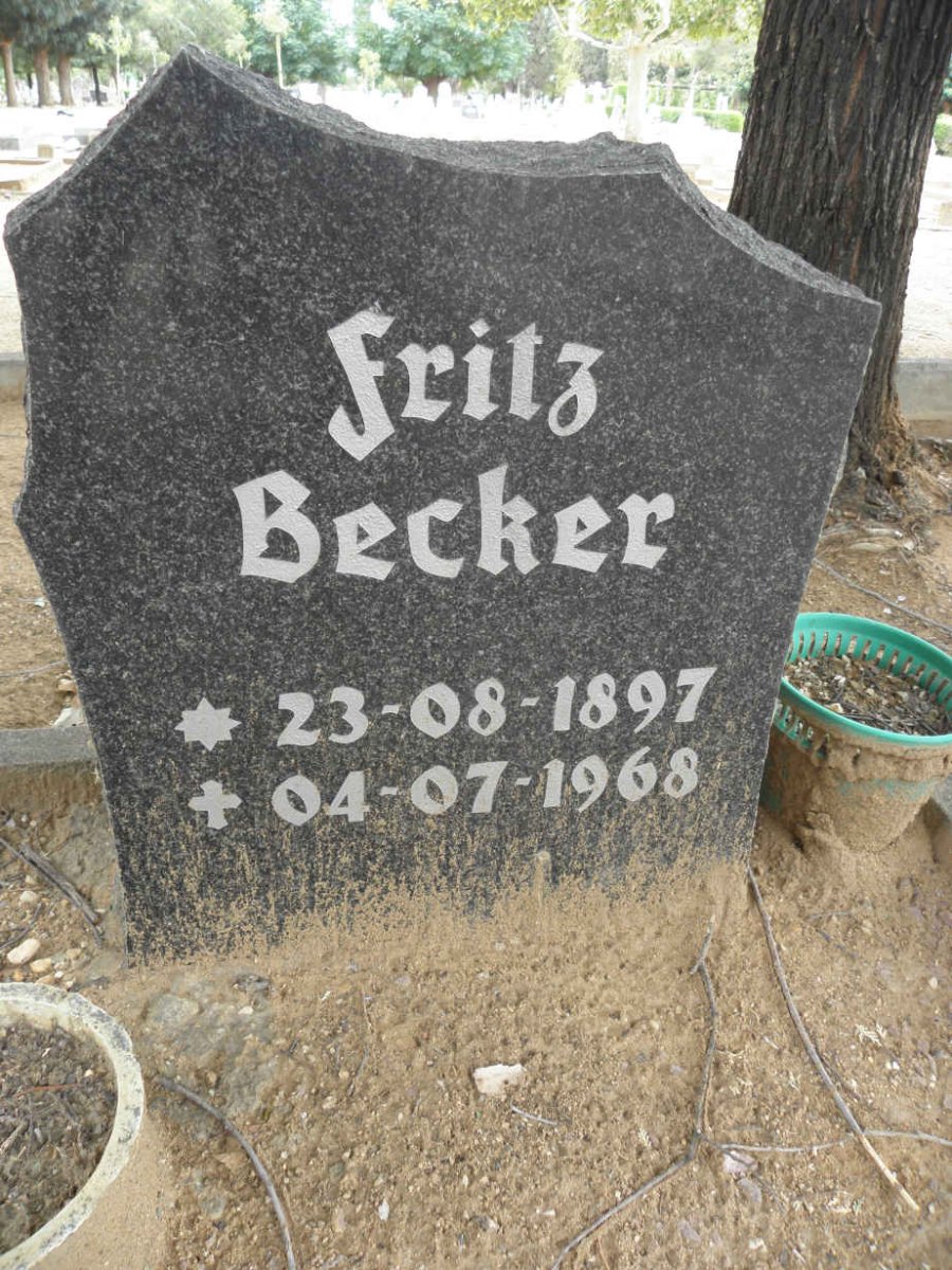 BECKER Fritz 1897-1968