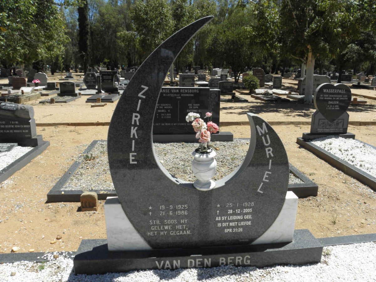 BERG Zirkie, van den 1925-1986 &amp; Muriel 1928-2005