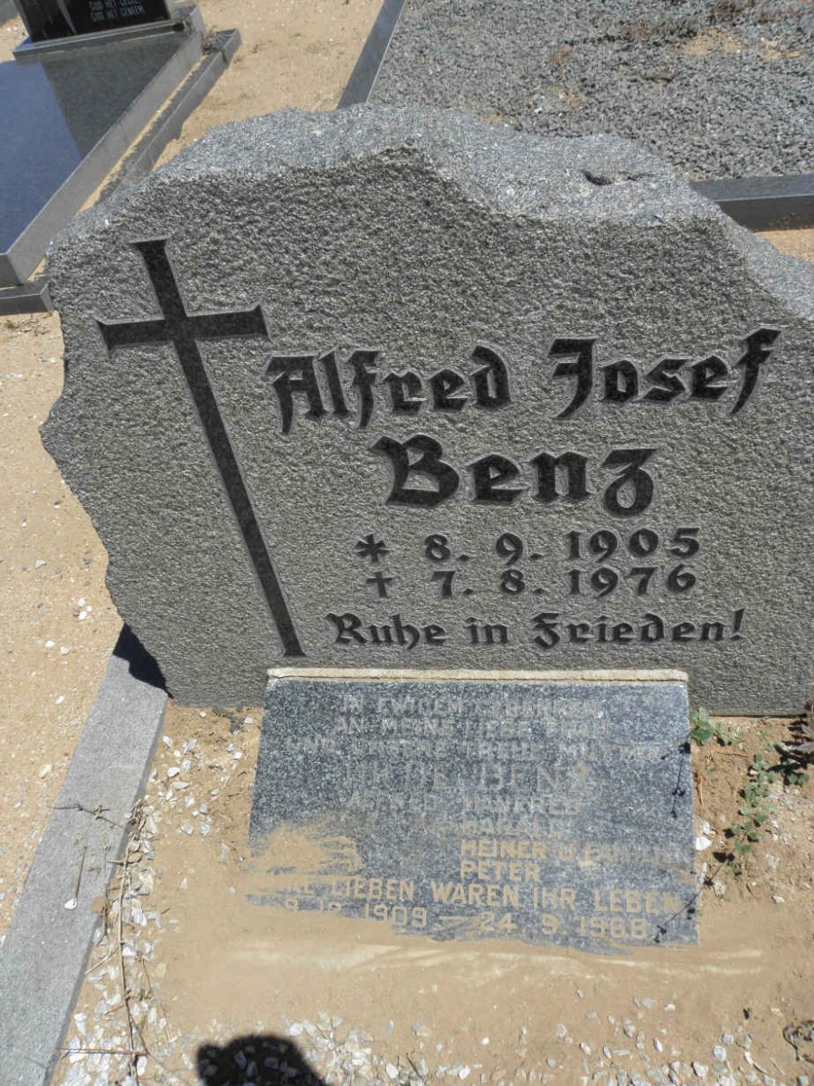 BENZ Alfred Josef 1905-1976 :: BENZ ?de 1909-1968
