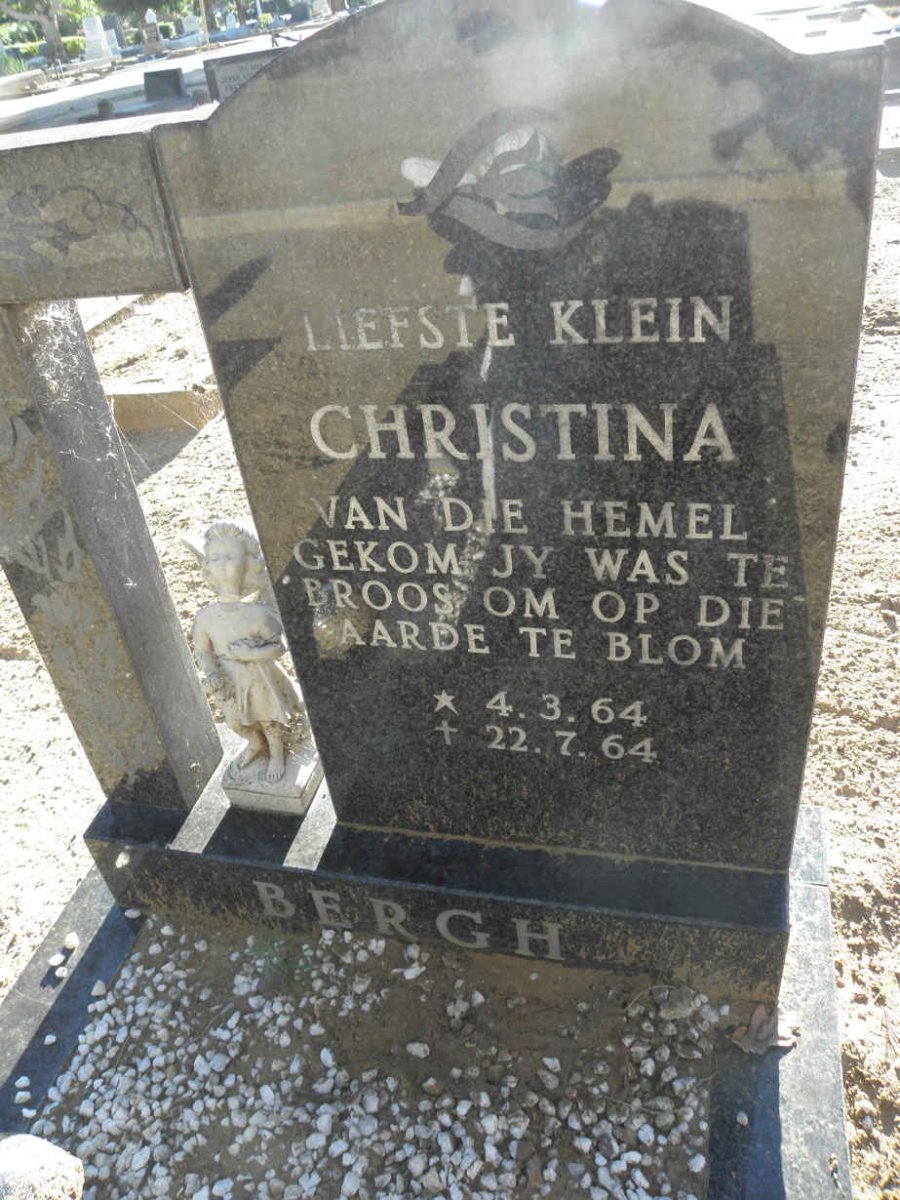 BERGH Christina 1964-1964