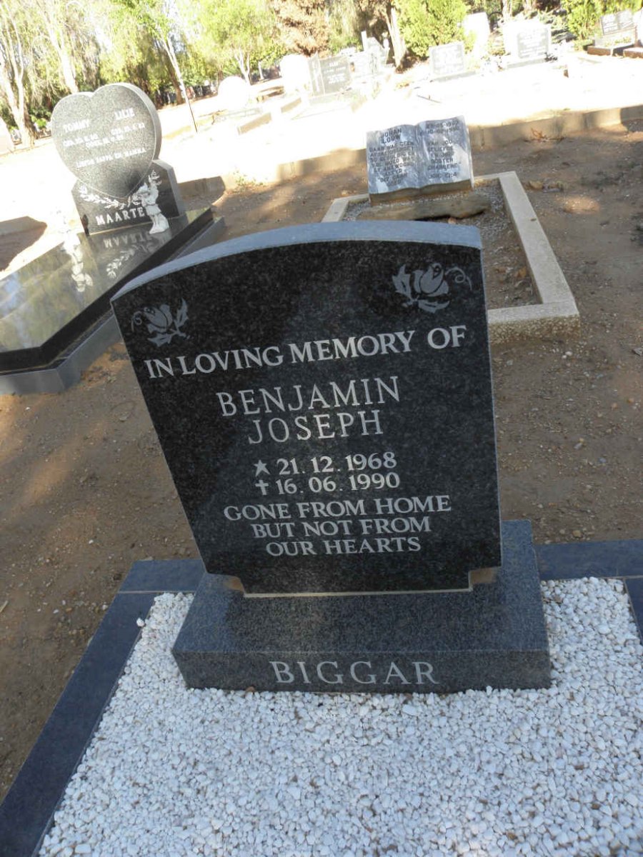 BIGGAR Benjamin Joseph 1968-1990