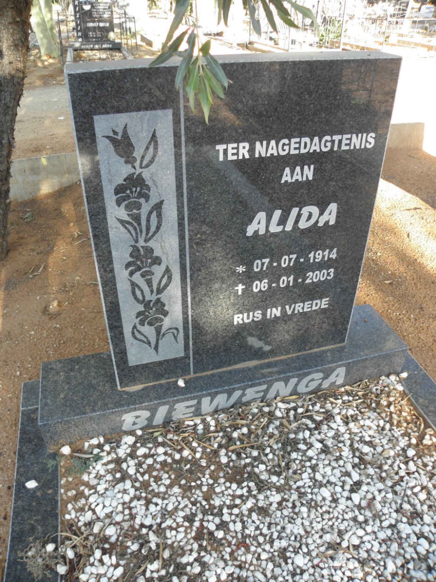 BIEWENGA Alida 1914-2003