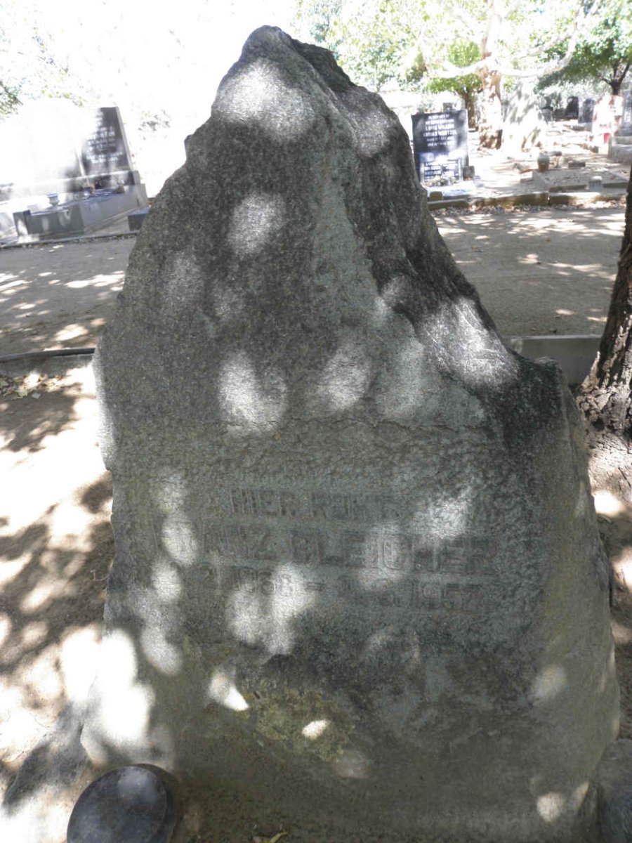 BLEICHER Franz 1868-1957
