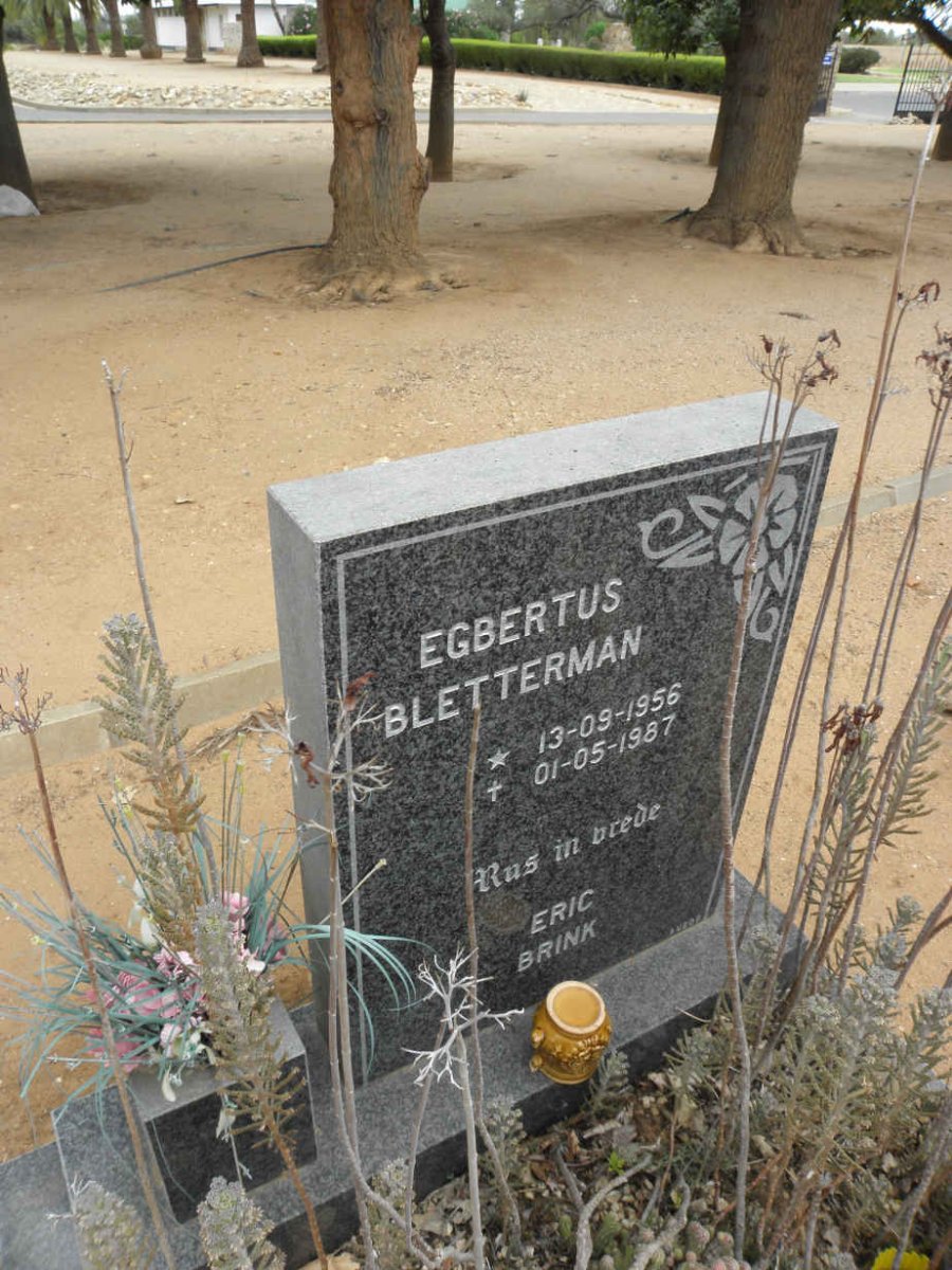 BLETTERMAN Egbertus 1956-1987