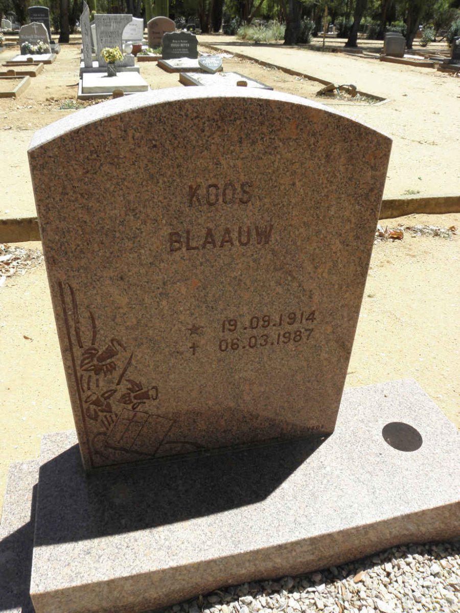 BLAAUW Koos 1914-1987