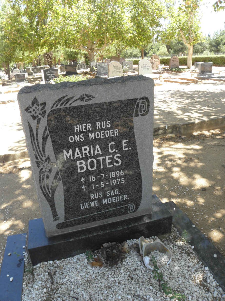 BOTES Maria C.E. 1896-1975