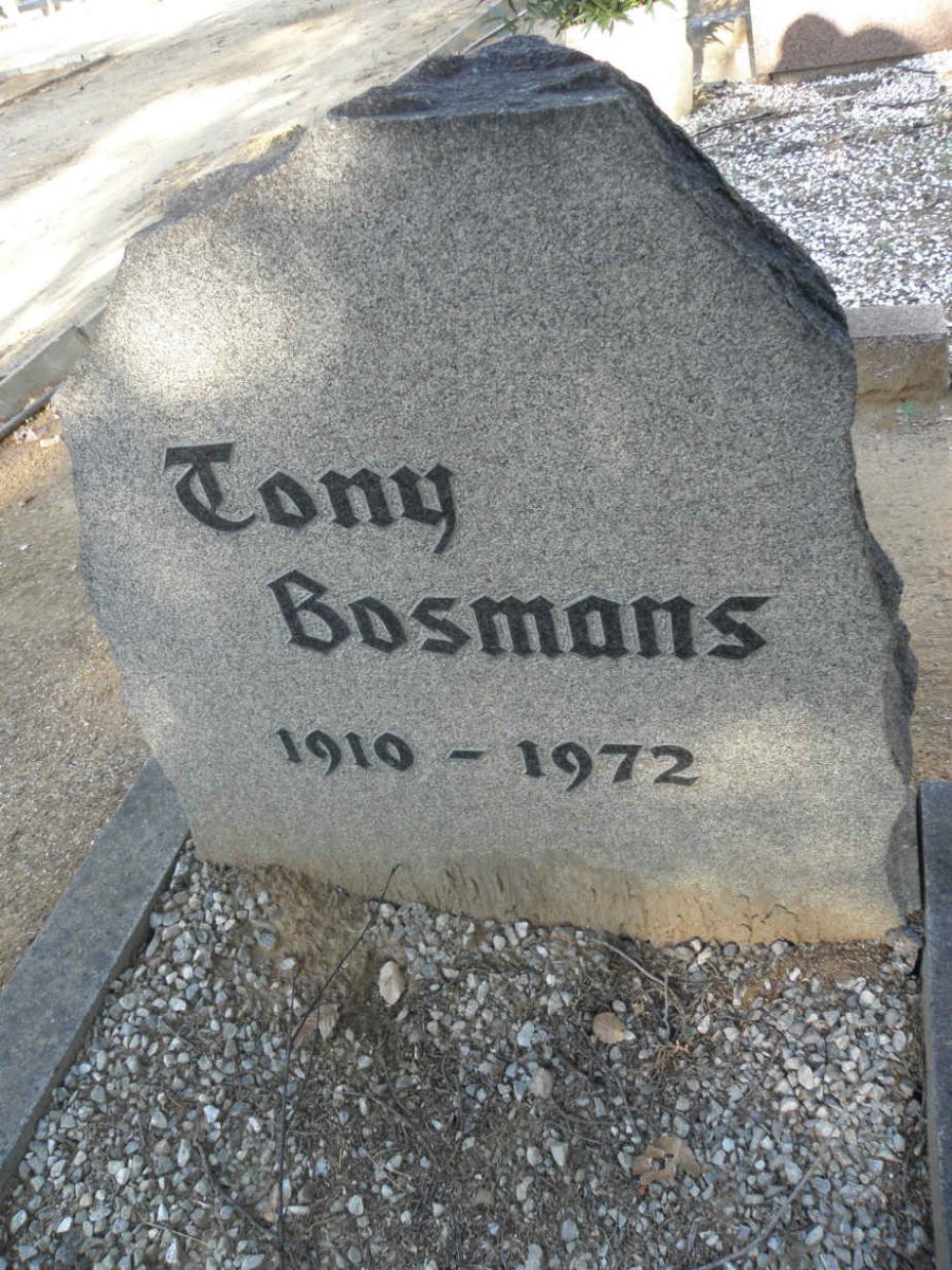 BOSMANS Tony 1910-1972