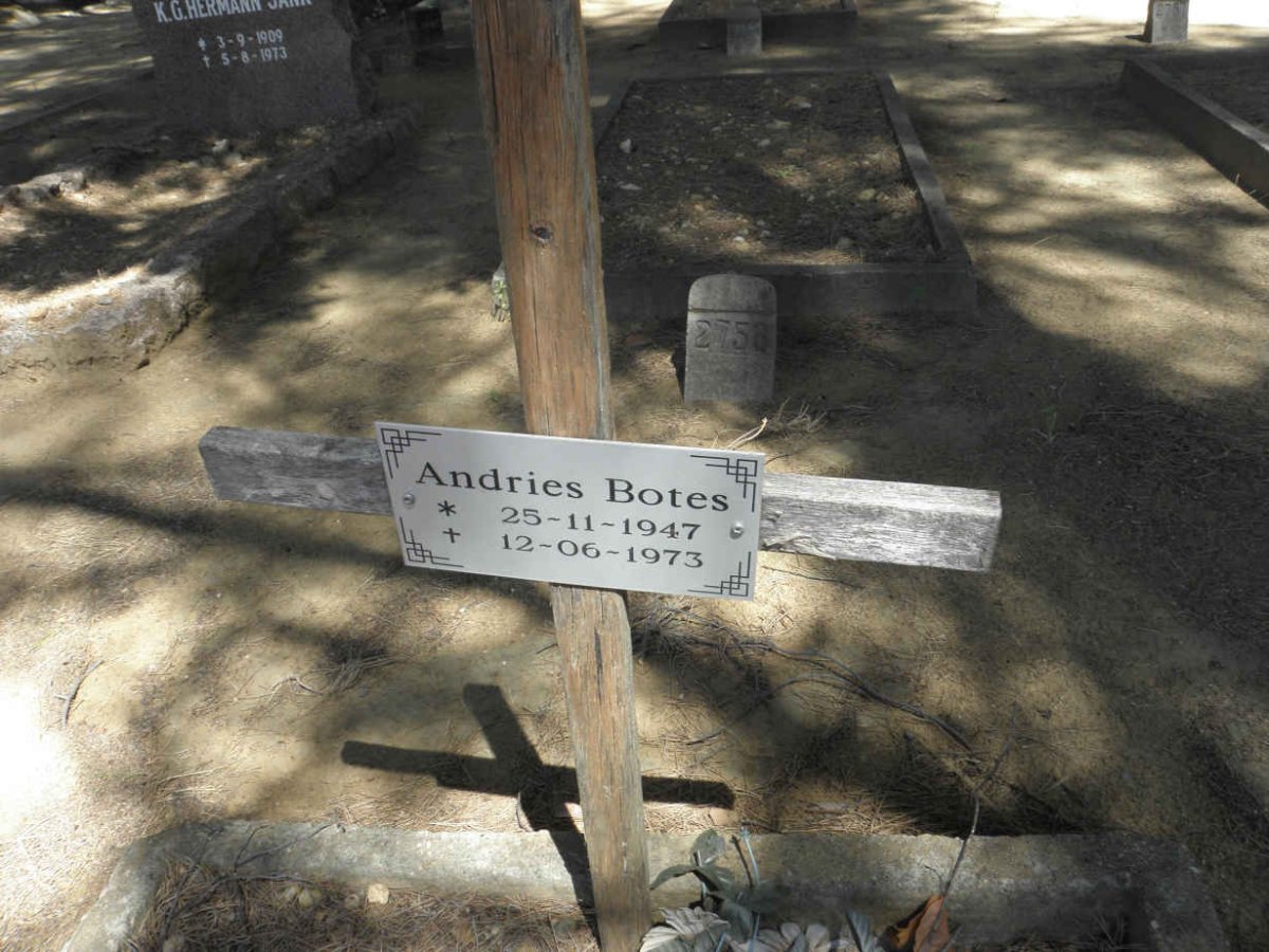 BOTES Andries 1947-1973