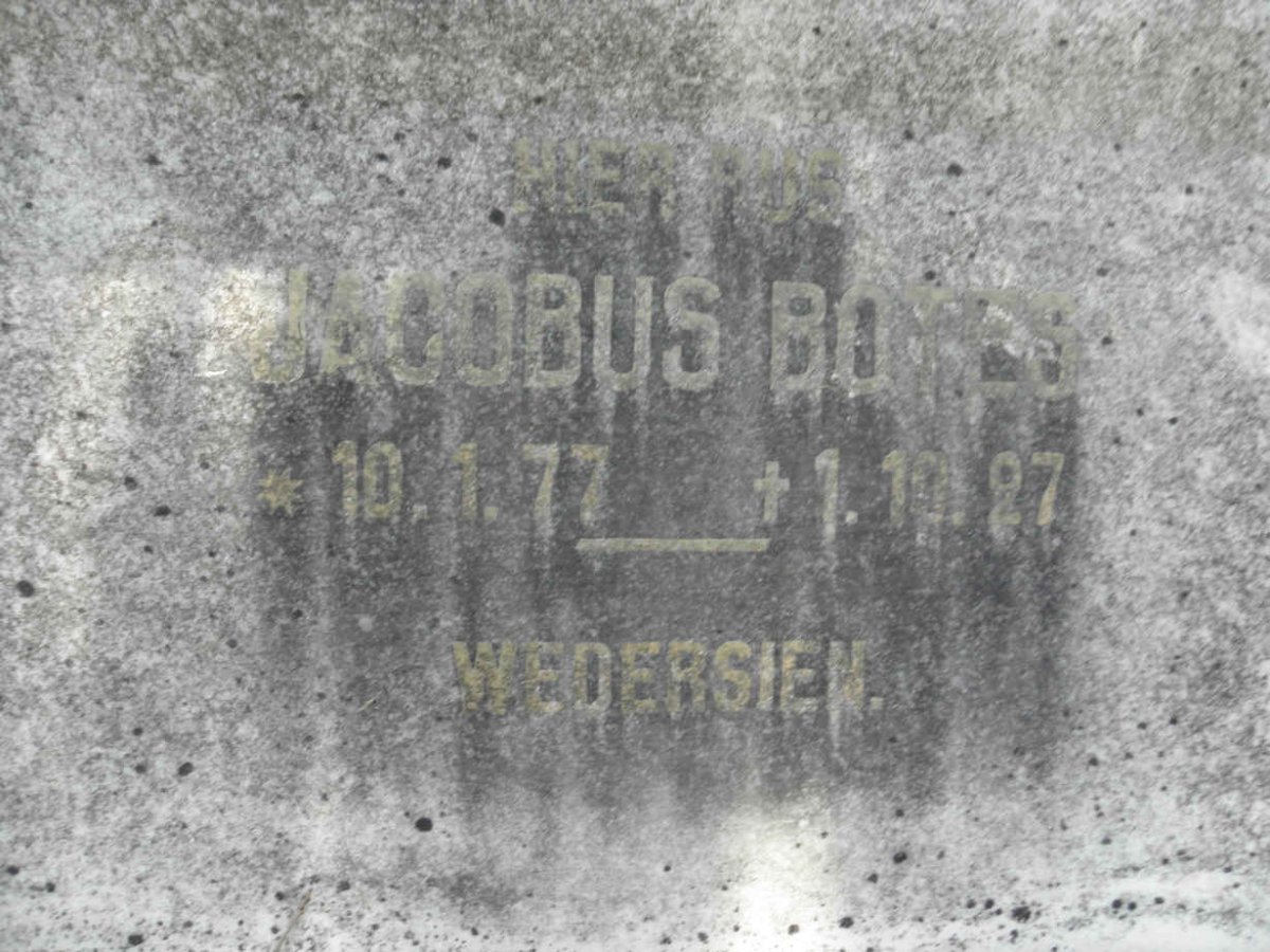 BOTES Jacobus 1877-1927