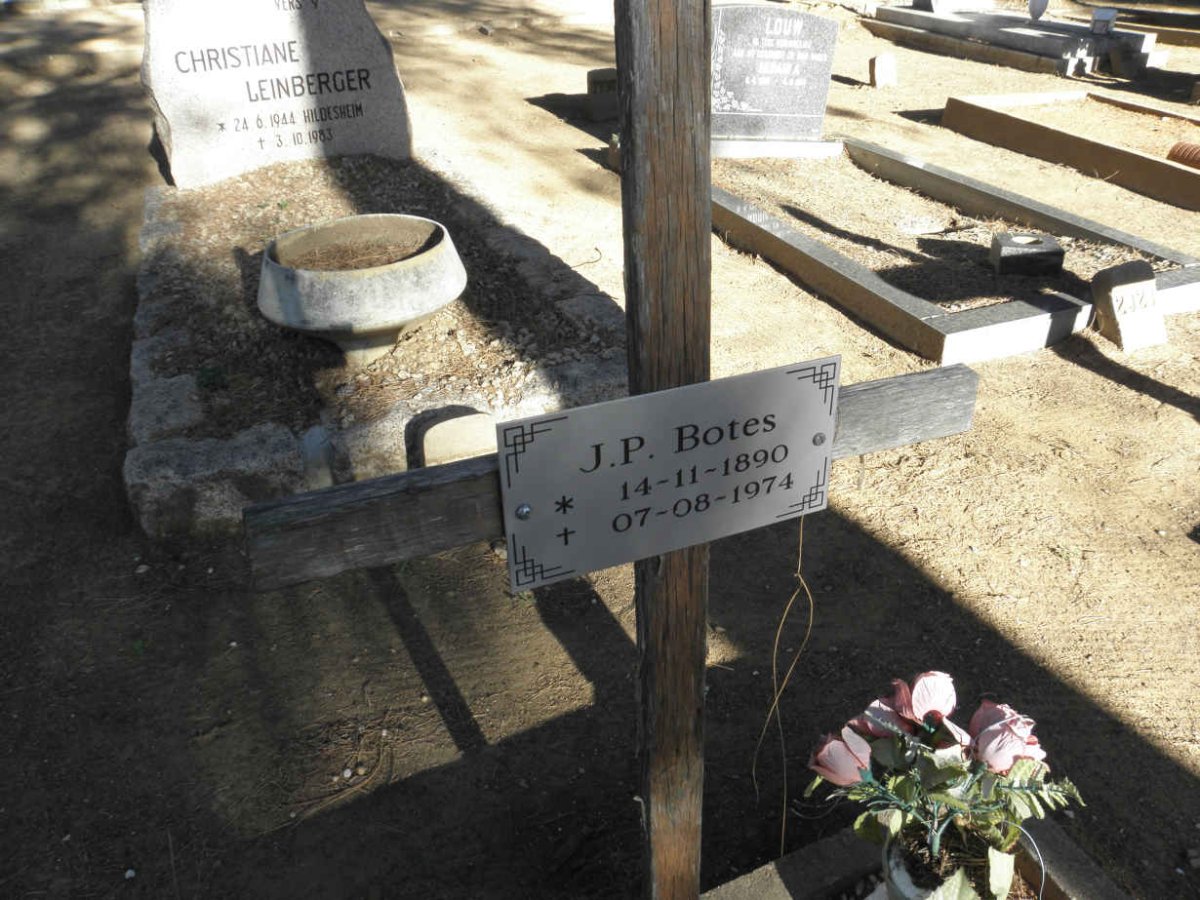 BOTES J.P. 1890-1974