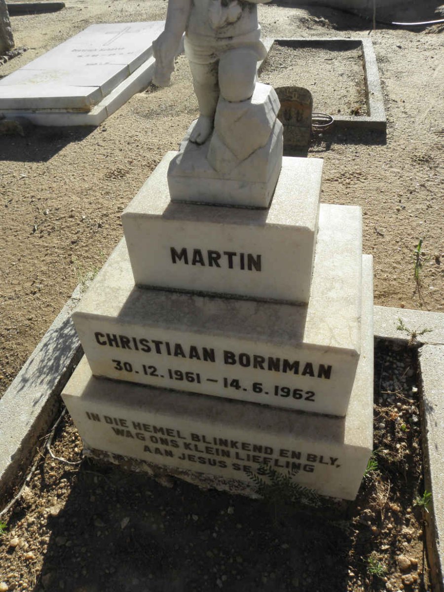 BORNMAN Martin Christiaan 1961-1962