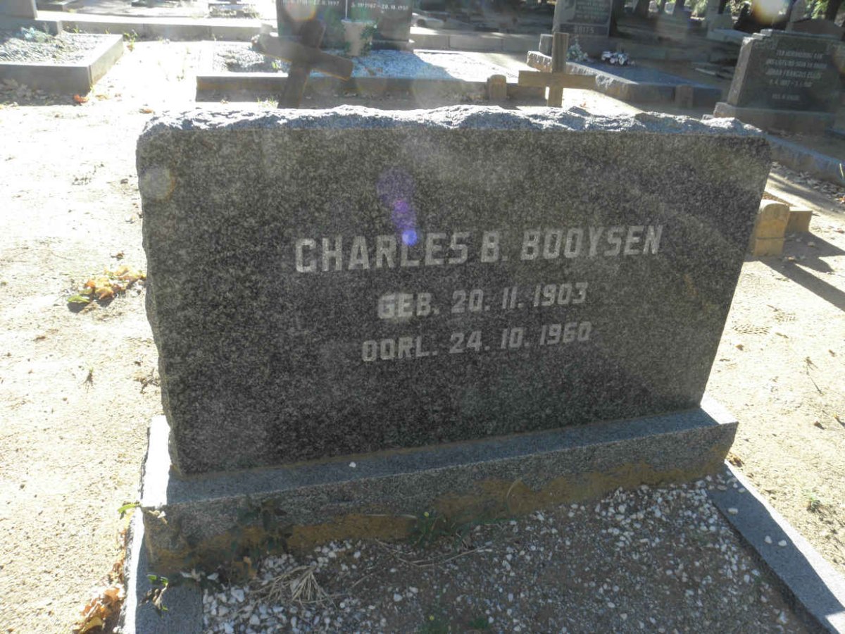 BOOYSEN Charles B. 1903-1960