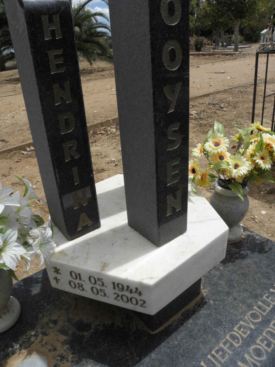 BOOYSEN Hendrina 1944-2002