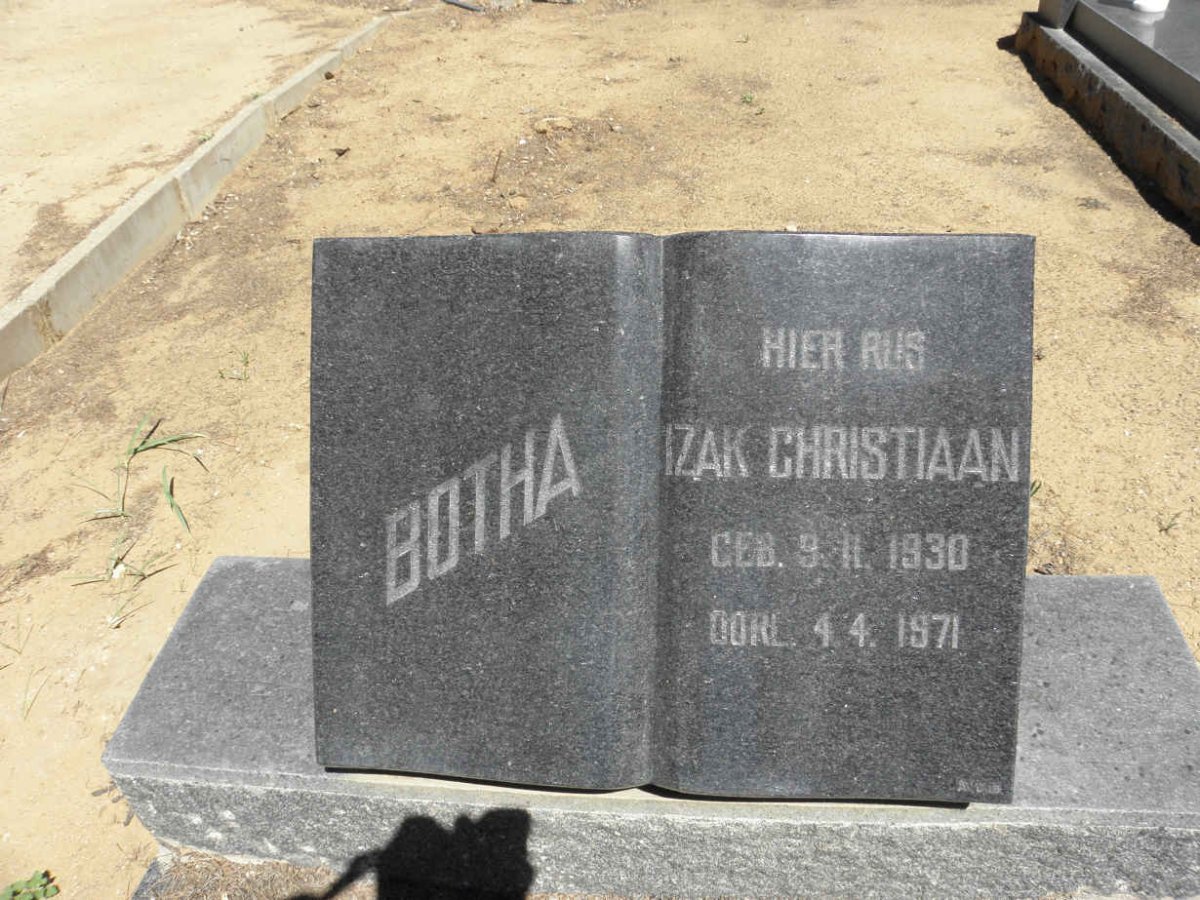 BOTHA Izak Christiaan 1930-1971