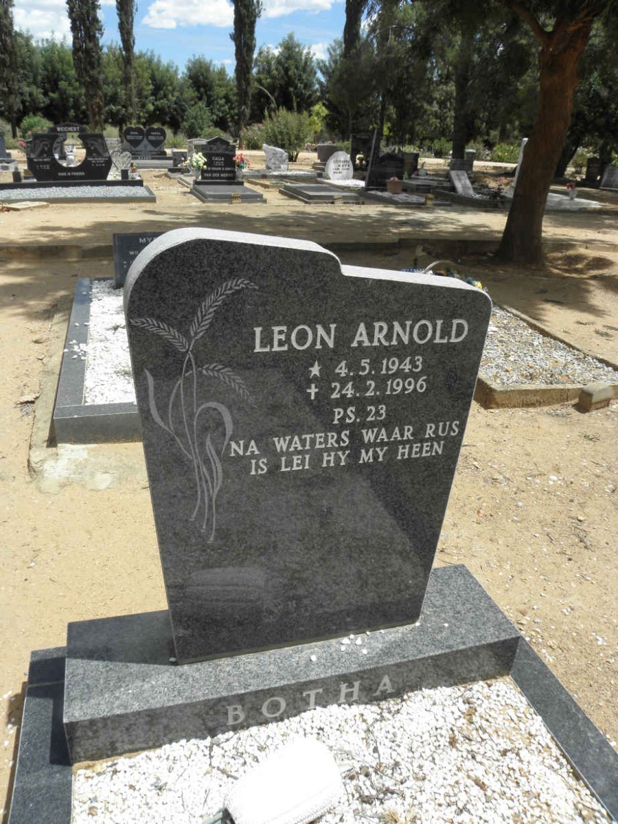 BOTHA Leon Arnold 1943-1996