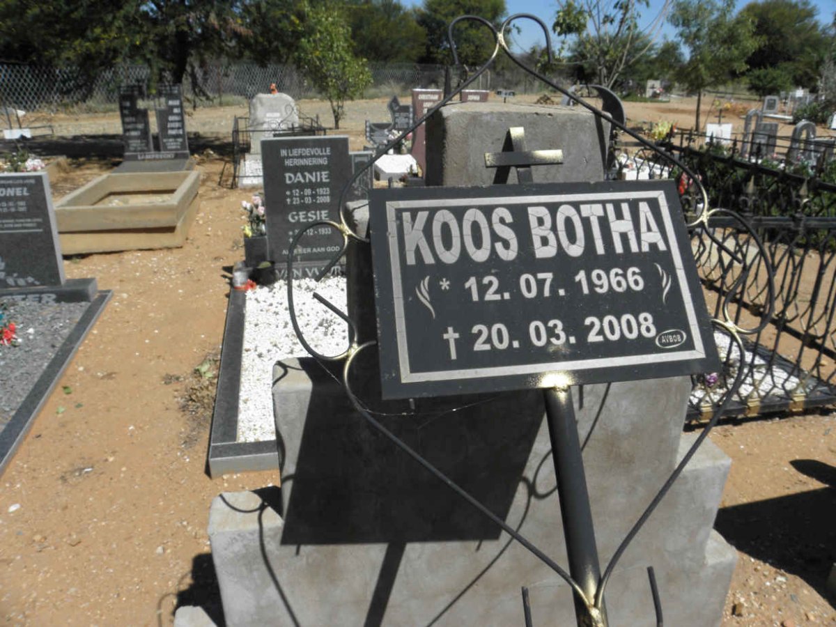 BOTHA Koos 1966-2008