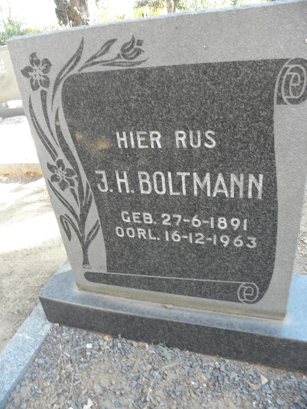 BOLTMANN J.H. 1891-1963