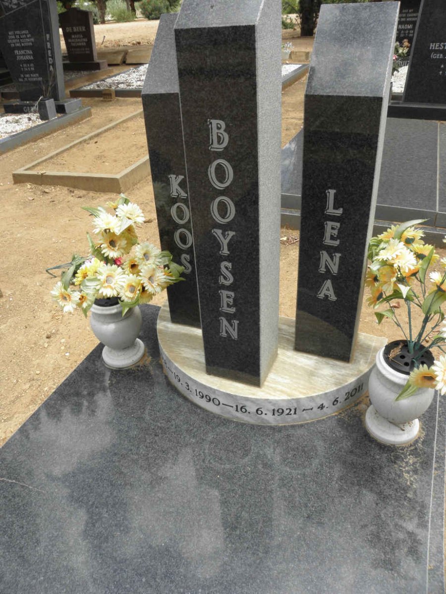 BOOYSEN Koos 1918-1990 &amp; Lena 1921-2011