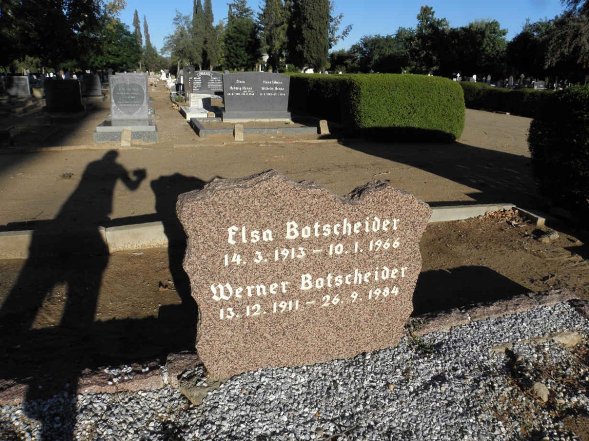 BOTSCHEIDER Werner 1911-1984 &amp; Elsa 1913-1966