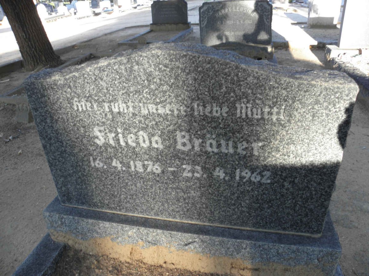 BRÄUER Frieda 1876-1962