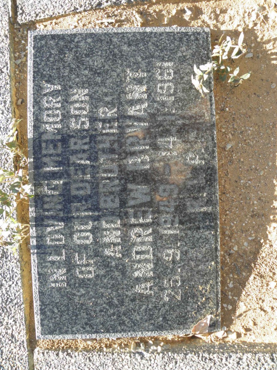 BRYANT Andrew 1949-1961