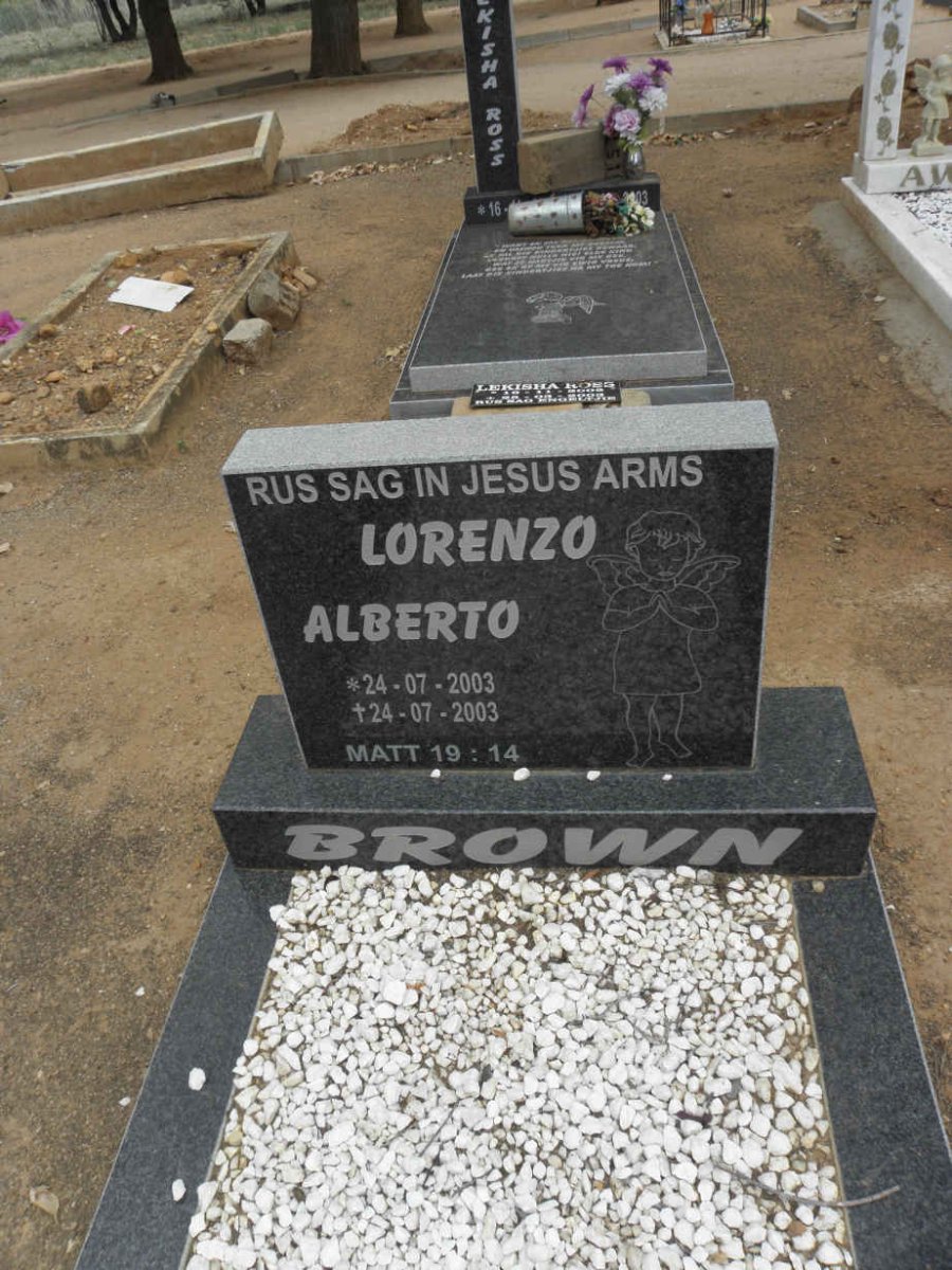 BROWN Lorenzo Alberto 2003-2003